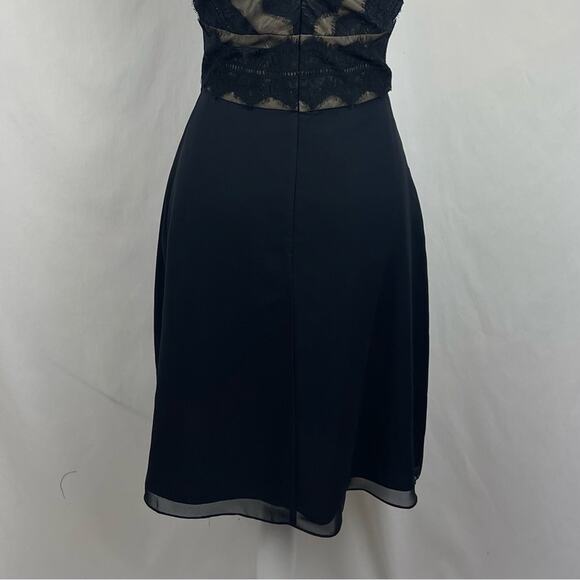 JS Collections Sheer Black Lace Date Night Party Event Dress NWOT Size 8P - Picture 7 of 13